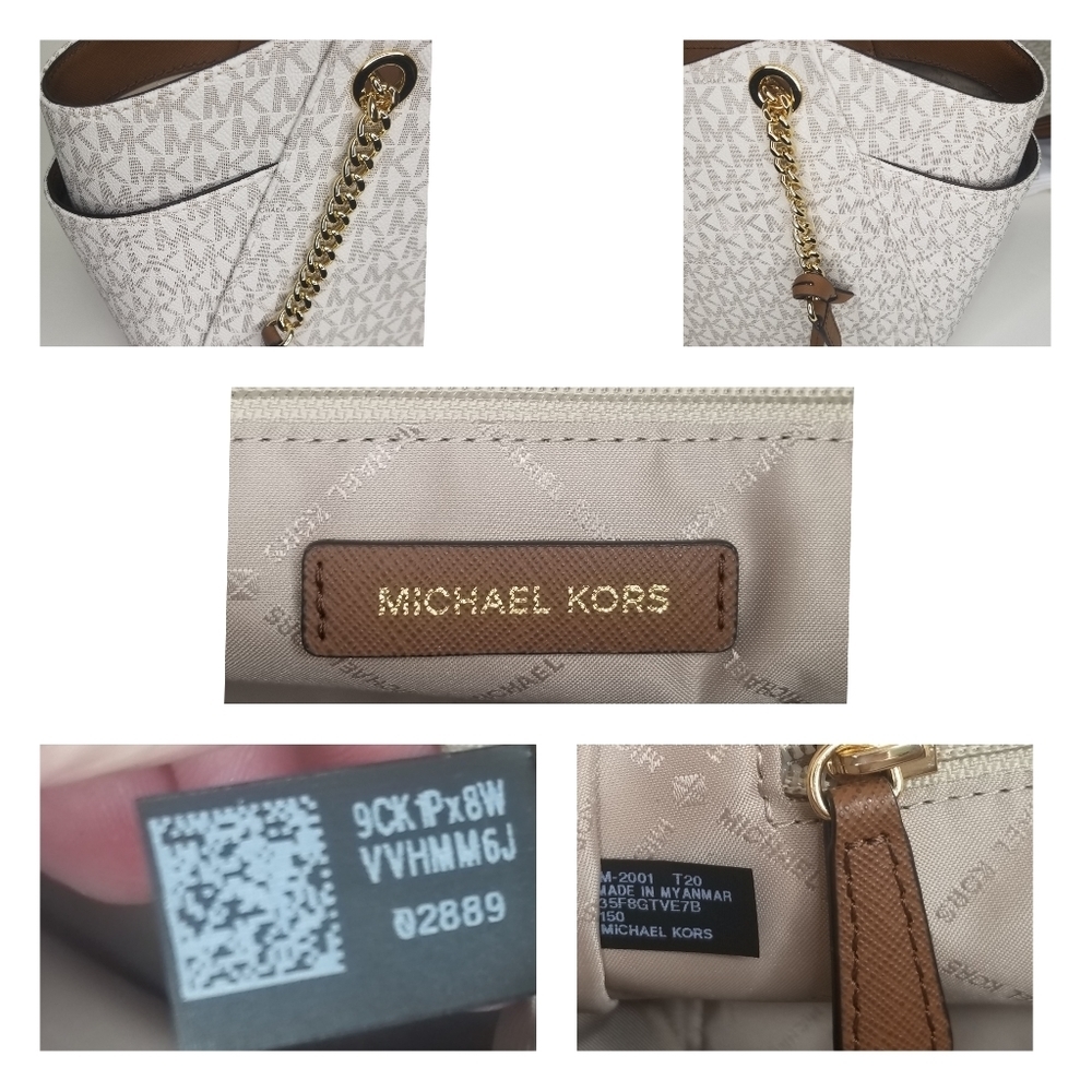 🔥 NWT MICHAEL KORS 2 SET DESIGNER Shoulder Purse Bag + Wristlet Matching - Picture 4 of 10